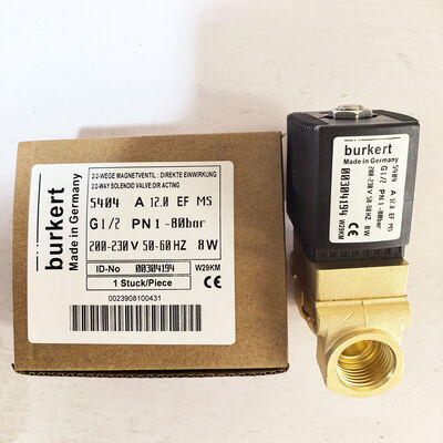 G3 8 Port Connection Burkert Solenoid Valve Xây dựng bền phù hợp cho lâu dài trong hệ thống tự động hóa công nghiệp