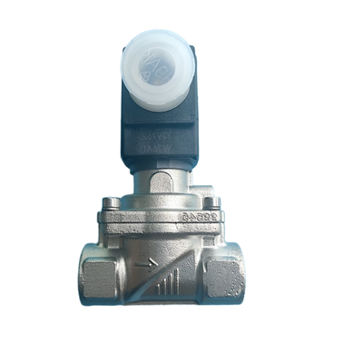 G1 G1 1/4 Dây nữ Burkert 6281 Mô-đun van điện tử 2/2 NC 25.0 Kích thước lỗ Bức điều khiển bằng tay Xây dựng thép không gỉ FKM Dập DC24V/AC220V 00323979 00323980 00323982 00323984