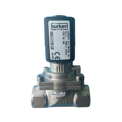 Van điện từ phụ tùng đa điện áp cho Burkert 00222010 00222011 00222012 Ren G1/2 Van điện từ 2/2 Thường đóng Chịu lạnh Gioăng EPDM Thân thép không gỉ chống gỉ