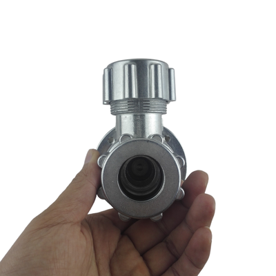 DMF-ZM-20 3/4″ Right Angle Nut Type Pulse Valve for Dust Collector Baghouse – Aluminum Body, NBR Diaphragm