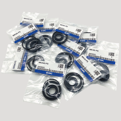 Bộ sửa phớt MKB/MKA40-PS Dành cho Xi lanh khí kẹp xoay SMC dòng MK Bao gồm phớt cần và vòng đệm mòn cho dịch vụ tại chỗ trong xưởng