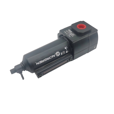 NORGREN F74G‑4GN‑AT3 F74G‑4GN‑AT1 Excelon Compressed Air Filter G1/2 Float Auto‑Drain Polycarbonate Bowl 5‑40μm Element Quikmount Modular Air Preparation Unit