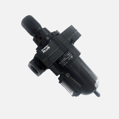 NORGREN B68G‑6GK‑AR3‑RLN B68G‑NNK‑MR3‑RLN Bộ lọc‑Bộ điều chỉnh Olympian Plus Thố nhôm Tự động‑Xả thủ công 40μm Nút khóa không nổi Lên đến 17Bar Cho mạch khí nén hạng nặng