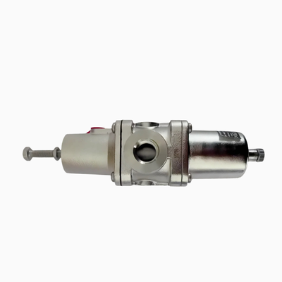 NORGREN B38P‐244‐B1MA B38P‐344‐B1MA Bộ điều chỉnh bộ lọc thép không gỉ PTF Thread Manual Drain 5μm‐25μm Element Compliant NACE For Corrosive Marine-Offshore Compressed Air Preparation System