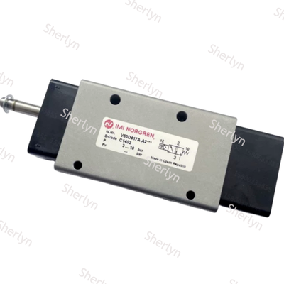 Van điều khiển khí nén 5/2 chiều G1/2 V63D513A-A212J, Van điện từ khí nén Solenoid đơn NORGREN V63