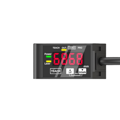 Bộ cảm biến dịch chuyển laser HG-C1100 100Mm Khoảng cách trung tâm ± 35Mm Phạm vi đo 70Um Lặp lại Ip67 12-24V Dc Npn Pnp Khả năng phát 0-5V 4-20Ma tín hiệu tương tự
