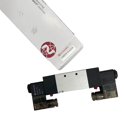 G3/8 Máy van khóa điện cực kép NORGREN VCB22C511A-AC213L 24VDC 5/2 Máy van hướng khí nén cho hệ thống vận chuyển 1800 L/min Dòng chảy
