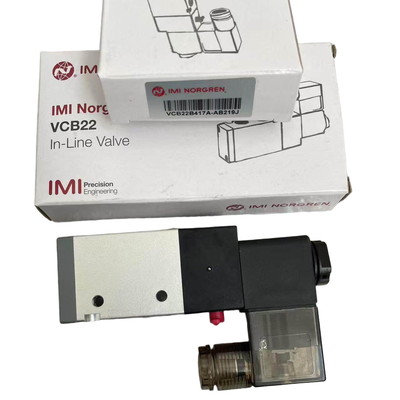 Van điện từ lò xo hồi NORGREN VCB22B417A-AB219J G1/4 AC220V Van định hướng khí nén 3/2 NC cho máy thổi khuôn