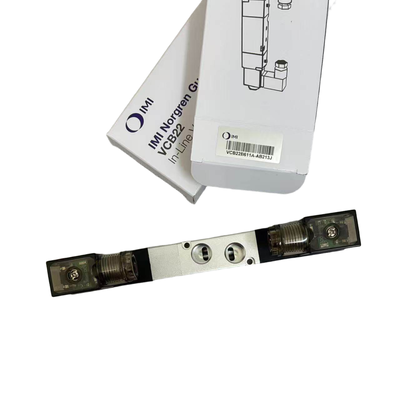 Van điện từ trung tâm đóng 5/3 NORGREN VCB22B611A-AB213J G1/4 24VDC Van định vị hai van điện từ cho kẹp nổi Cổng 5 Vị trí 3