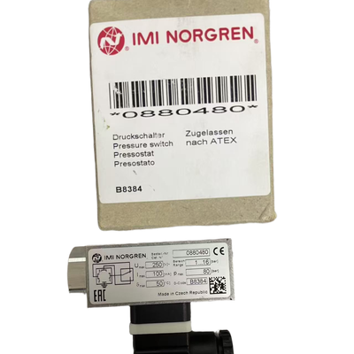 Công tắc áp suất chống cháy nổ NORGREN 0880480 Ren G1/4 1 đến 16bar Công tắc điều khiển áp suất cho khu vực nguy hiểm