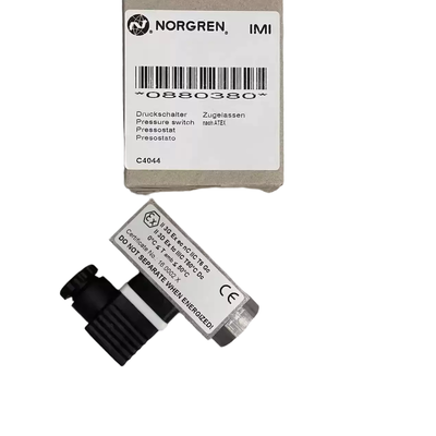Công tắc áp suất chống cháy nổ 0,5 đến 8 bar IMI NORGREN 0880380 Ren G1/4 Công tắc khóa áp suất cho đường ống hóa chất