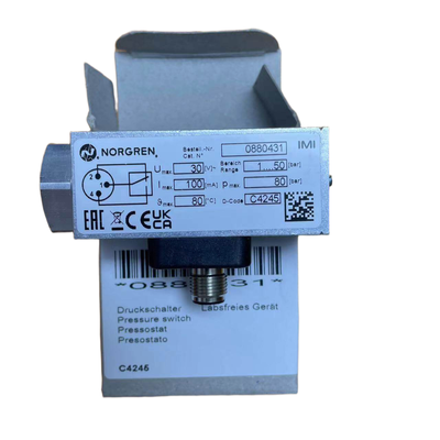 0880431 NORGREN Công tắc áp suất ren G1/4 Công tắc phản hồi áp suất khí nén công nghiệp đa dụng