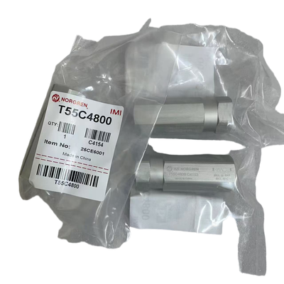 T55C4800 IMI Norgren Inline Non Return Valve G1/2 Thread Aluminium Compact Pneumatic Check Valve Cho Máy đóng gói