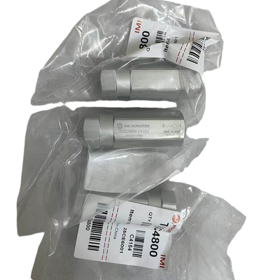 T55C4800 IMI Norgren Inline Non Return Valve G1/2 Thread Aluminium Compact Pneumatic Check Valve Cho Máy đóng gói