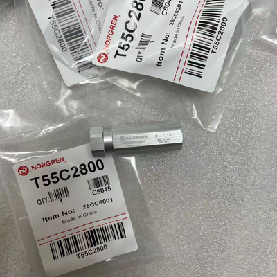 Compact Pneumatic Check Valve T55C2800 IMI Norgren G1/4 BSPP Thread Lightweight Non Return Valve cho mạch khí quyển robot