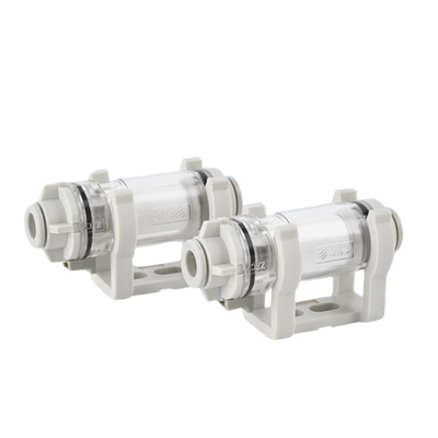 SMC ZFC200-08B Bộ lọc hút khí nén nối đẩy một chạm Dải hoạt động 100kPa-1.0MPa Thay thế bộ lọc không cần dụng cụ cho mạch phụ chân không gắp và đặt rô bốt