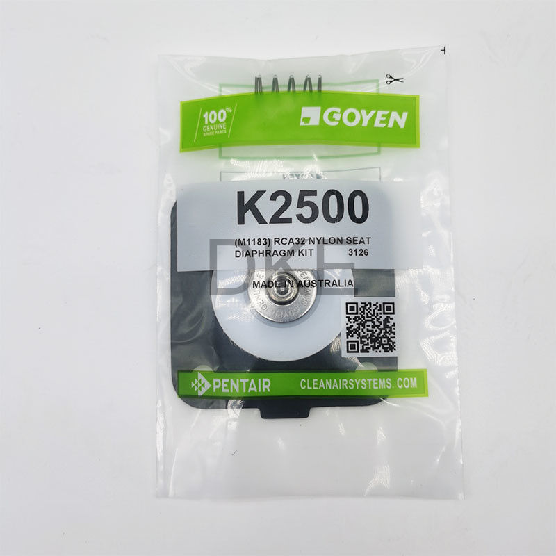 Goyen Nitrile Pulse Valve Diaphragm phụ kiện K2500 M1183 CA/RCA32 T * 0-0.8MPa