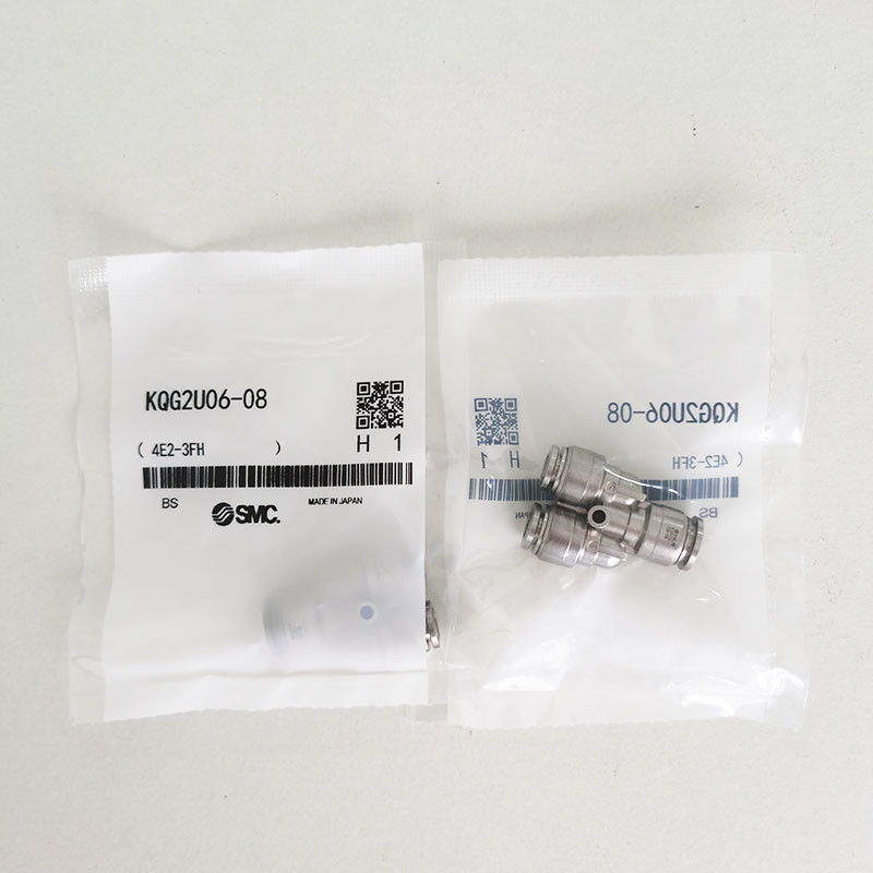 SMC KQG2U06-08 Thiết bị kết nối không khí nhanh trong SS316 Áp suất chống áp 3.0 MPa