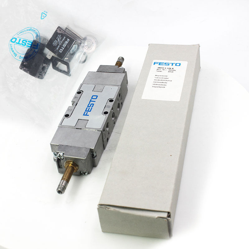Festo JMFH-5-1/8-B van với cuộn 30486 Tiger 2000 5/2 G1/8 Int Pilot