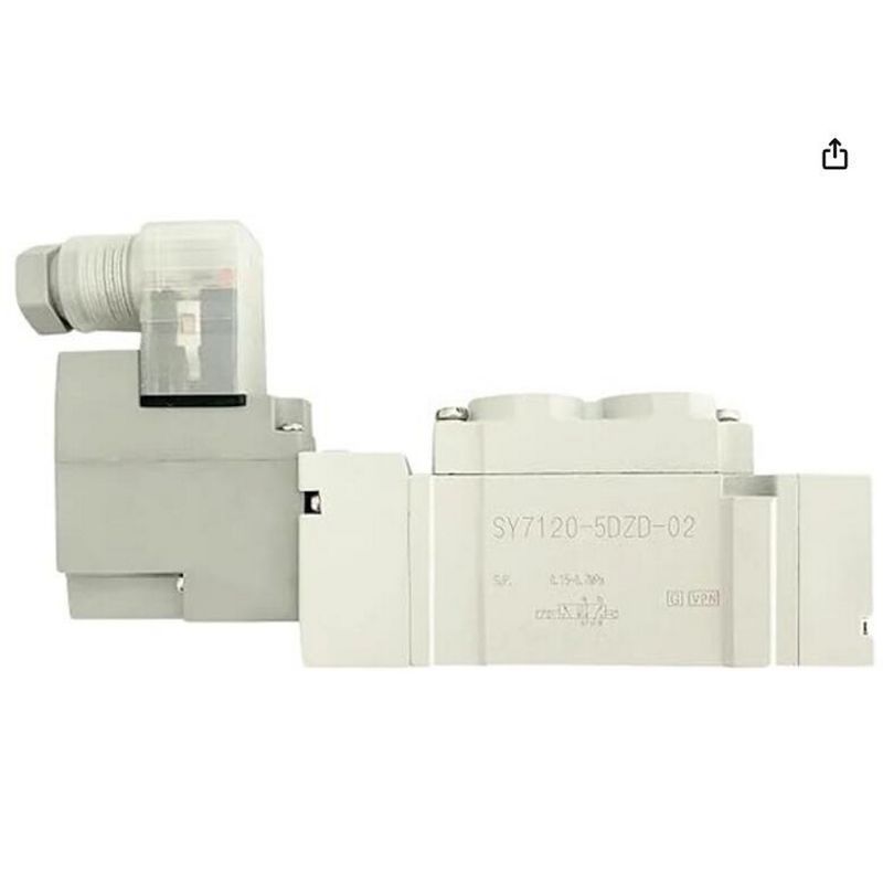 SY7220-5LZD-02 Port Size 1/4 SMC Solenoid Valve DC24V 2 vị trí Double