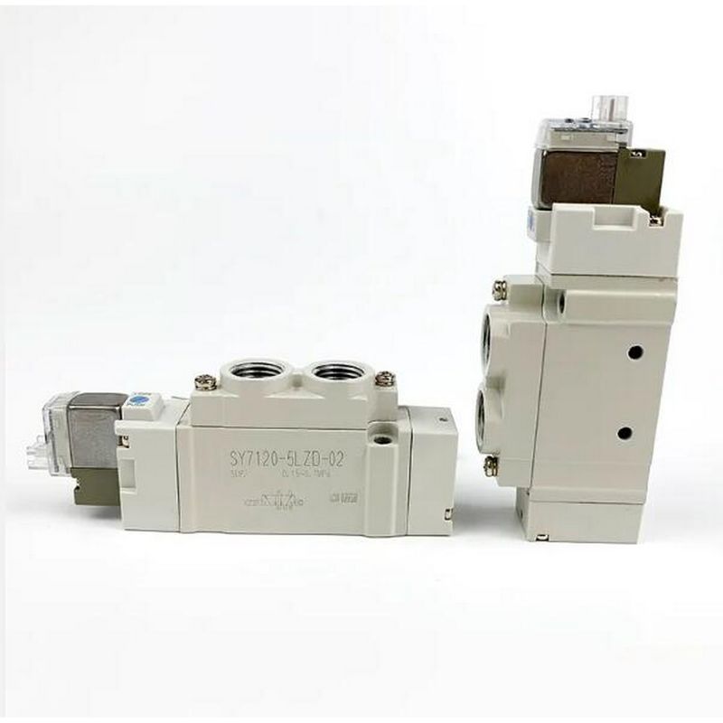 SMC SY7120-5LZD-C6 Ventil điện cực 2 vị trí duy nhất Một cảm ứng kích thước cổng ø6 DC24V