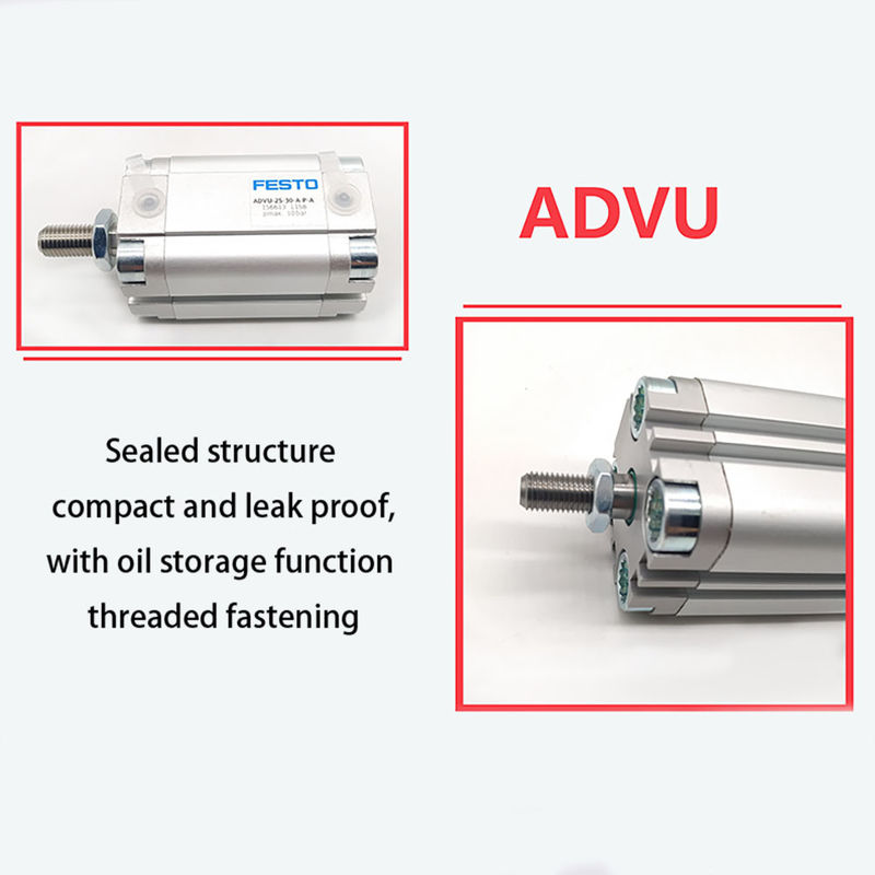Thang máy khí nén nhỏ gọn với Piston Male Thread 7 bar ADVU-16-40-A-P-A
