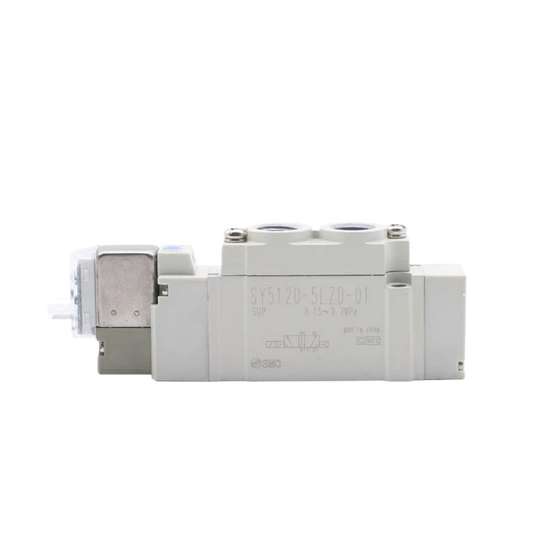 Kích thước cổng Ø6 SY3420-6LZD-C6 SMC Pneumatic Solenoid Valve3 Position Exhaust Center DC12V