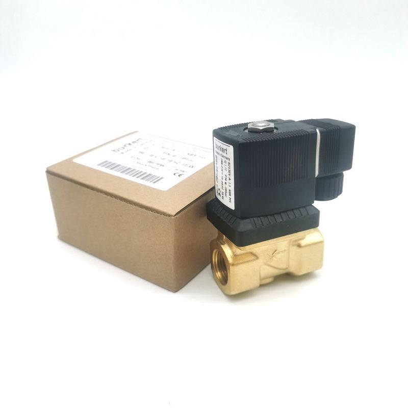 AC220V 00126219 Van điện tử Burkert AC220V 6014 C Khóa bình thường G1/8 1.5 lỗ dòng chảy 8W Ventil thép không gỉ 0 ~ 16bar