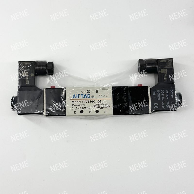Electron Magnetic Valve 4V130P-06 AIRTAC để điều khiển không khí chính xác trong phạm vi áp suất từ 0,15 đến 0,8 MPa