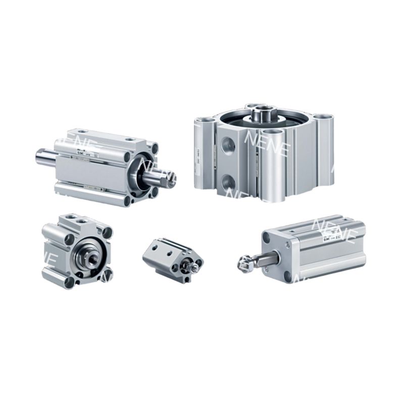 CQ2A12-10DM Xi lanh SMC Compact, tác động kép, cần đơn, đường kính 12, hành trình 10