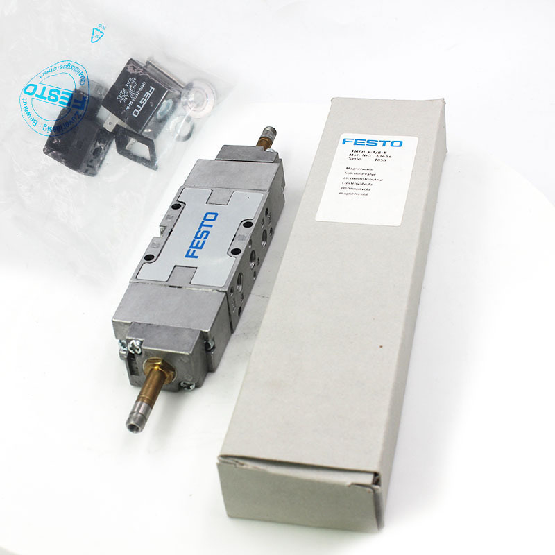 JMFH-5-1/8-B Van điện từ Festo 30486 Tiger 2000, 5/2, van điện từ kép bán riêng, G1/8, điều khiển bên trong