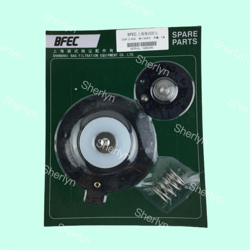 Bộ túi BFEC DMF-Z-40S với màng ngăn DMF-Z-40S Bộ sửa chữa màng ngăn van xung điện từ 1.5 inch