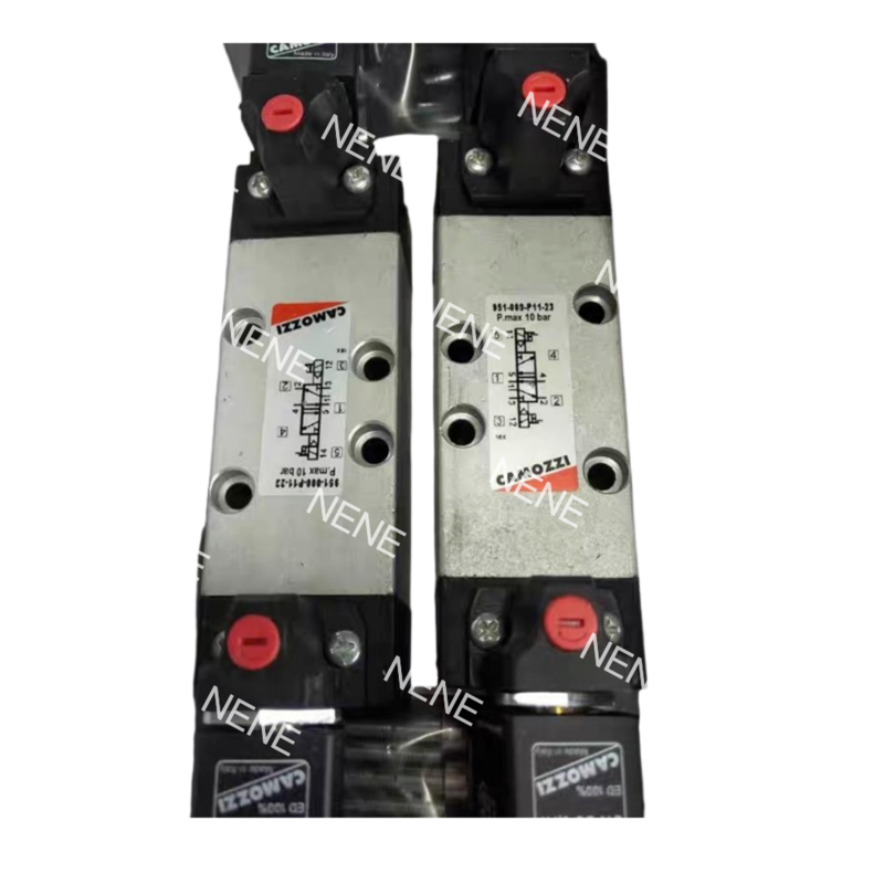 Van điện từ Camozzi Automation 952-000-P15-23-G72 ISO5599-1 Size 2 5/2 chiều hai van điện từ 12V DC 5W
