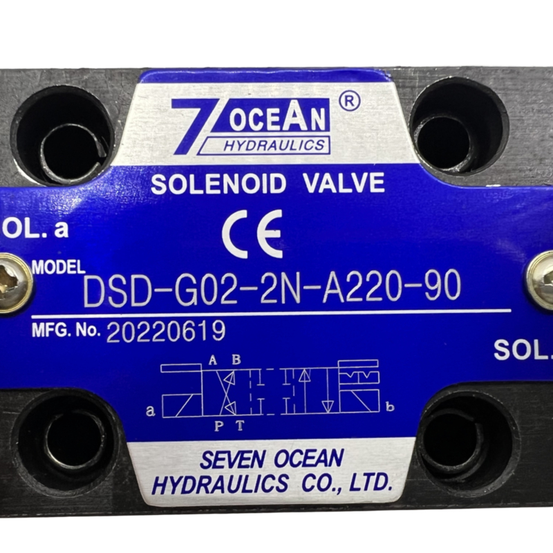 Van điện từ khí nén 7 OCEAN DSD-G02-2N-A220-90 AC220 Van điều khiển hướng