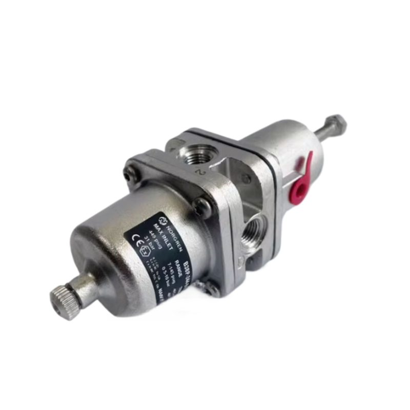 Bộ lọc điều chỉnh bằng thép không gỉ Norgren B38P-344-B1MA B38 ren 3/8" NPT Bộ điều chỉnh lọc khí công nghiệp
