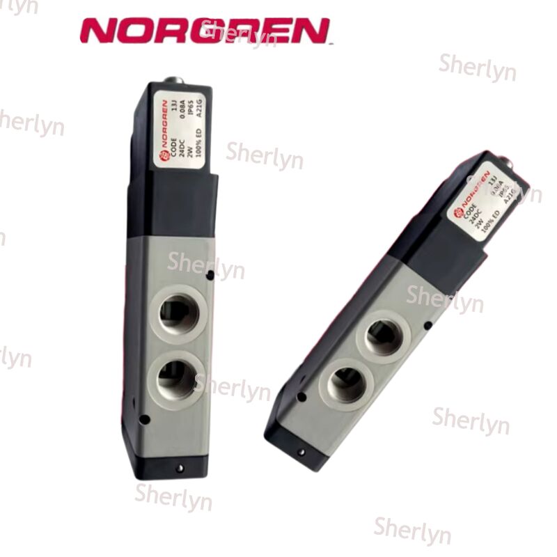 NORGREN 3/2 Way Valve Solenoid đóng bình thường, điều khiển bằng máy bay, cuộn dây đơn, niêm phong đáng tin cậy