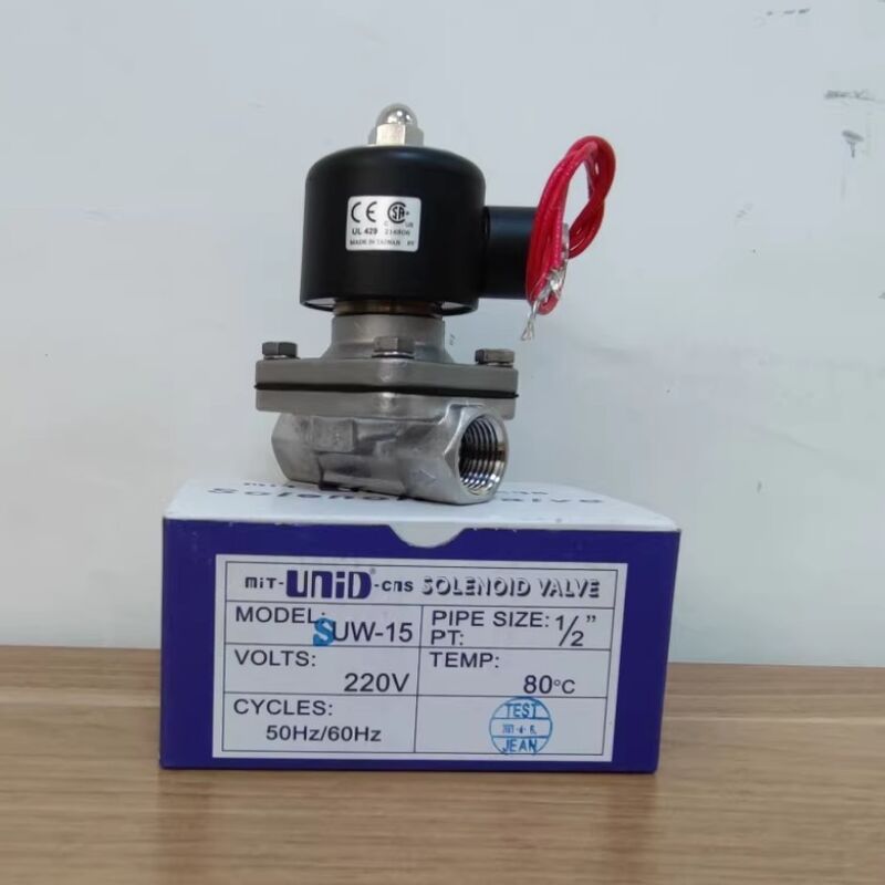 UNID SUW-50 van hơi nước, van nước, van khí nén, van điện tử 2 inch DN50