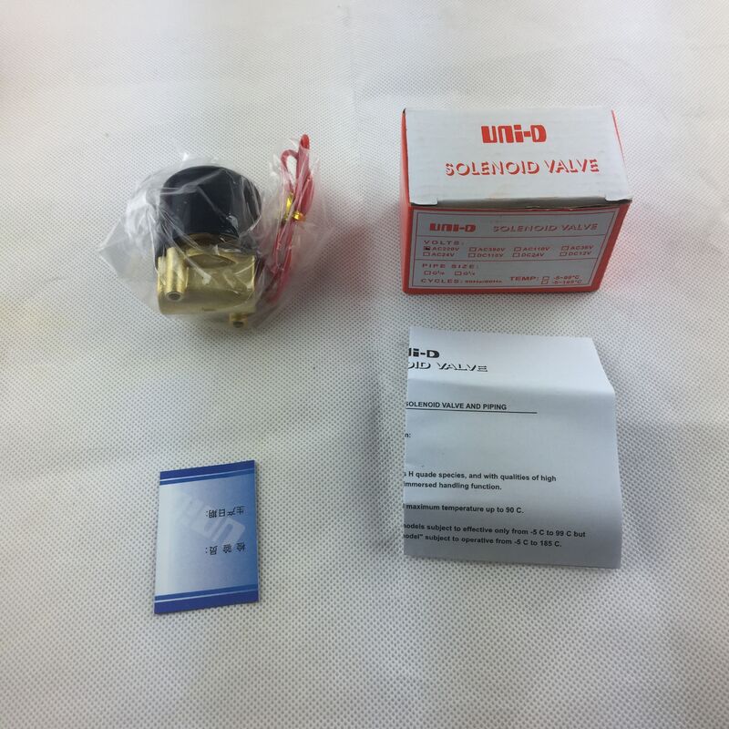 Van điều khiển bằng điện từ màng dẫn hướng bằng đồng đúc, sử dụng cuộn dây đồng đặc biệt H được thiết kế cho và điều khiển chất lỏng