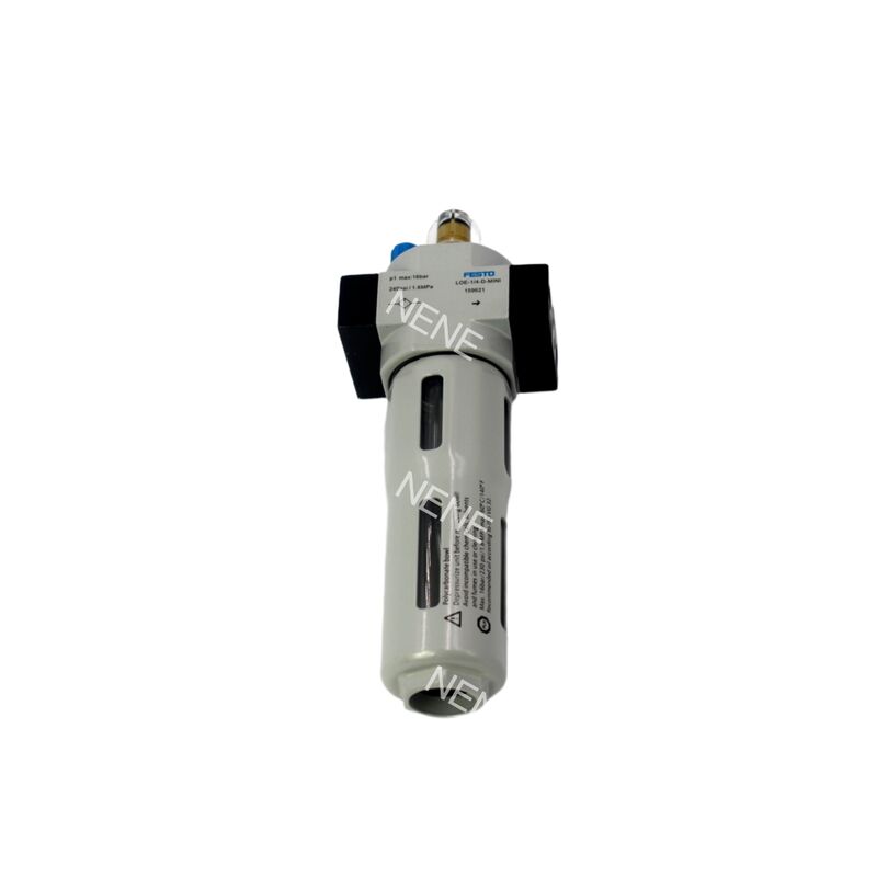 Festo LOE-1/8-D-MINI 159620 Bôi trơn hợp kim kẽm 0.5-12 bar G1/8 Bôi trơn sương dầu mini cho hệ thống khí nén