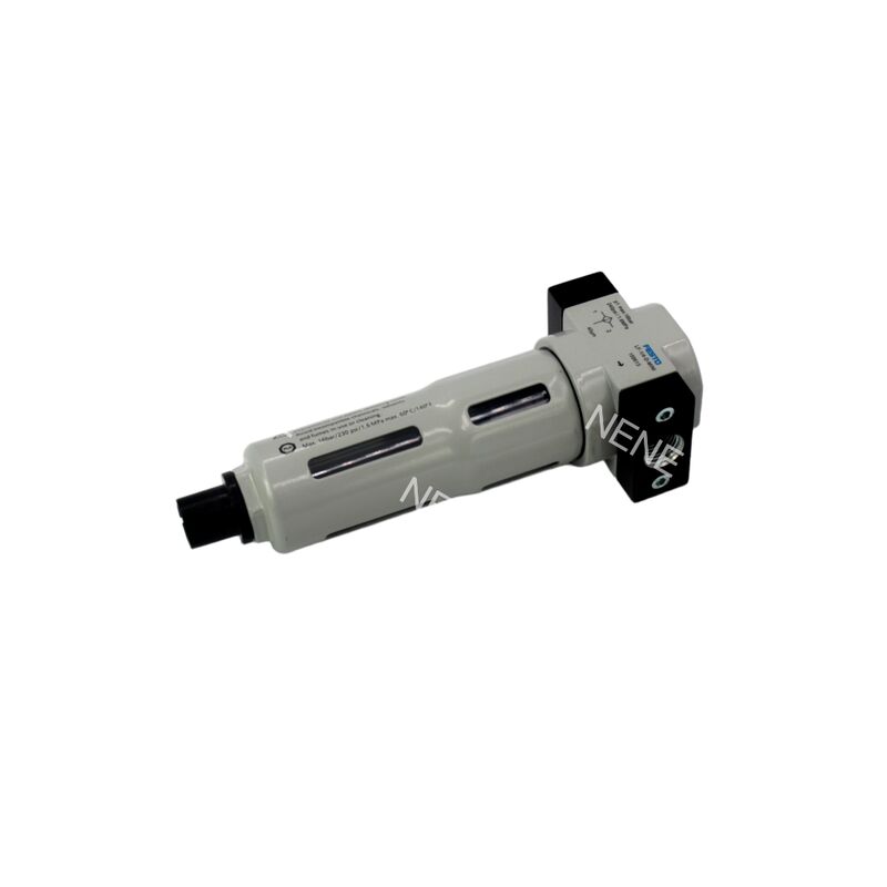Festo LFR-3/8-D-7-MINI-A 162712 Bộ điều chỉnh bộ lọc thoát nước hoàn toàn tự động G3/8 40μm 0,5-7bar 1700L/min Hợp kim kẽm với máy đo áp suất