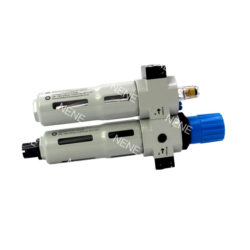 Bộ xử lý khí nén Festo FRC-3/8-D-7-MINI-A 162764 Bộ lọc, điều chỉnh, bôi trơn khí nén G3/8 40µm Xả hoàn toàn tự động 0.5-7bar 1500L/phút Vỏ hợp kim kẽm Có đồng hồ đo áp suất Chụp bảo vệ bình kim loại