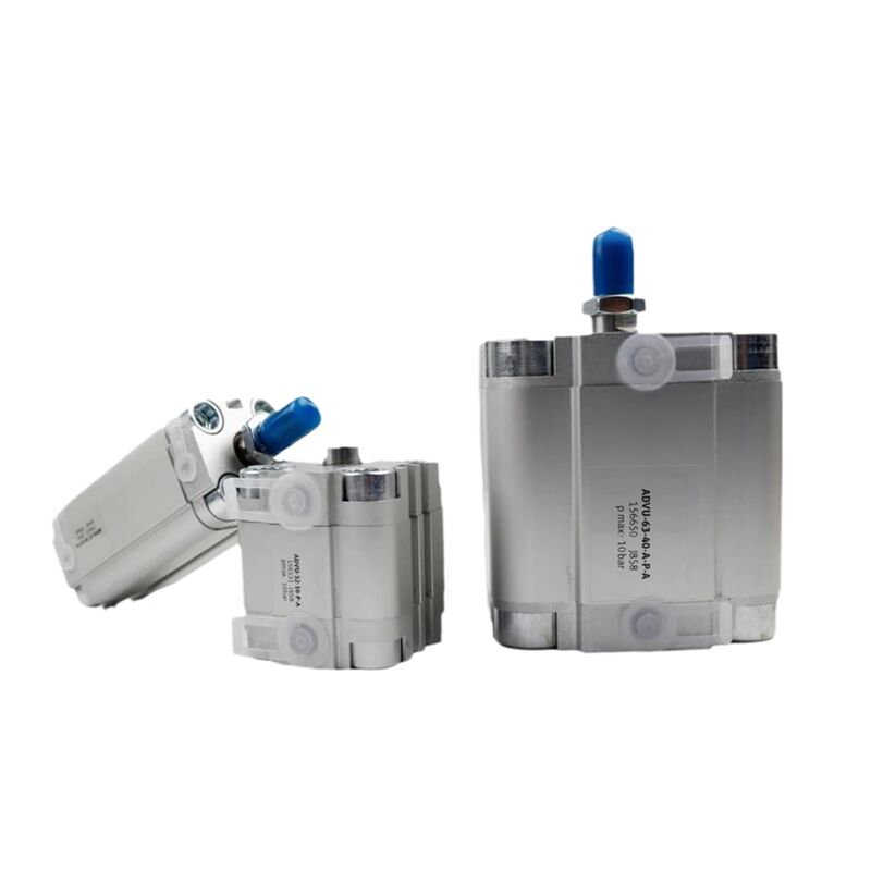 Festo ADVU-12-40-A-P-A 156592 12 mm Đường kính 40mm Đột quỵ ren ngoài Xi lanh khí Cổng M5 Tác động kép Thiết kế nhỏ gọn