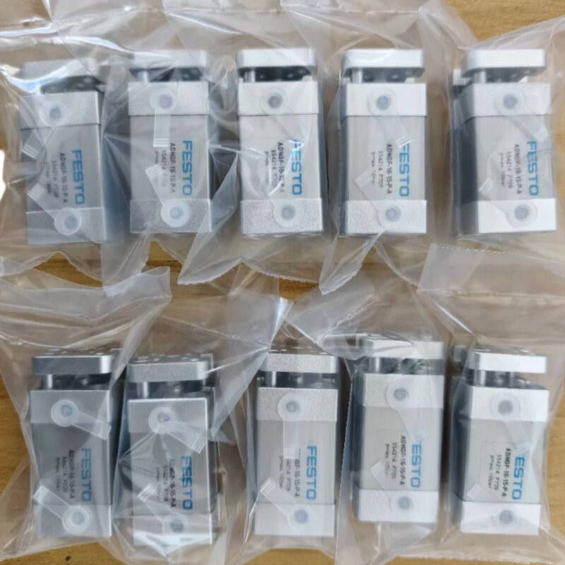 30mm Stroke Compact Double Acting Cylinder Festo ADNGF-12-30-P-A, 12mm Bore với guide rod 554210