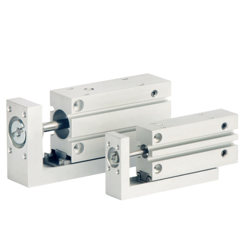 Mini Ball Guide Slide Cylinder với đệm hai đầu SLS-10-10-P-A # 170492 FESTO SLS Series Double Acting Pneumatic Cylinder 10mm Bore 10mm Stroke Cho thiết bị định vị chính xác