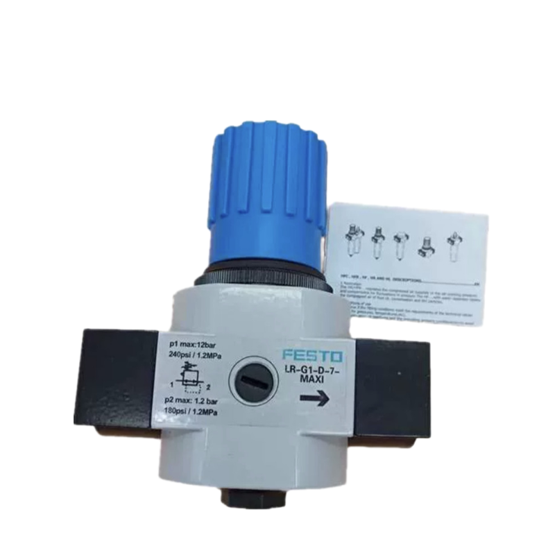 LR-1/2-D-MAXI Bộ điều chỉnh áp suất FESTO MAXI chính hãng cho hệ thống khí nén trung tâm nhà máy