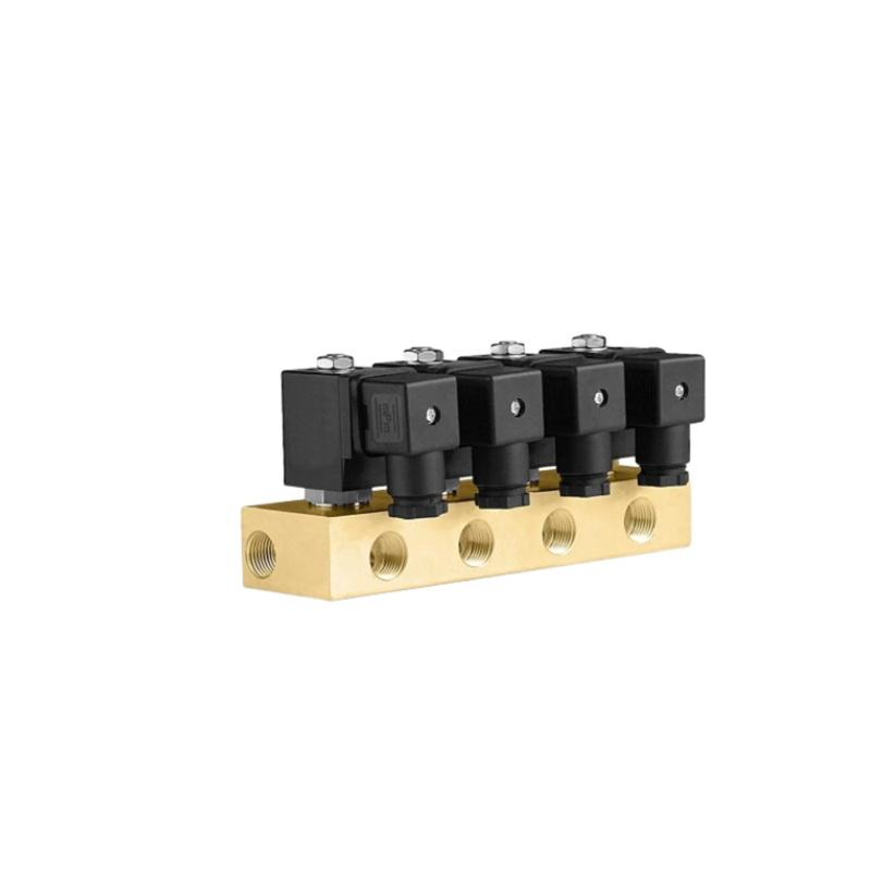1913BA302 Van đồng thau điện từ tác động trực tiếp 1/4 '' Kích thước cổng 2/2 cách Vật liệu con dấu EPDM thường đóng