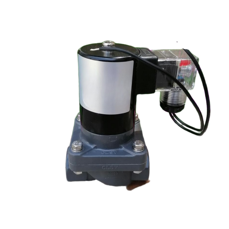UPVC vật liệu cơ thể Pneumatic Solenoid Valve FF1U50B50 Thích hợp cho phương tiện làm việc hóa học