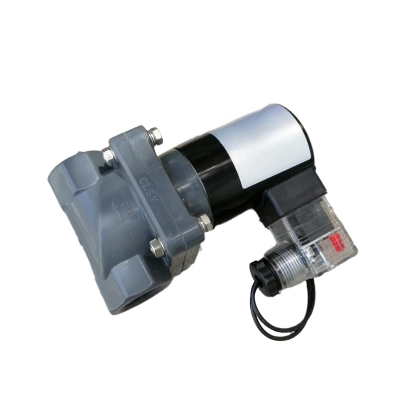 Vật liệu thân CPVC Kích thước cổng 1 '' FF1C25B25 Van nước FKM Vật liệu con dấu Kích thước lỗ 25mm 2/2 Way NC