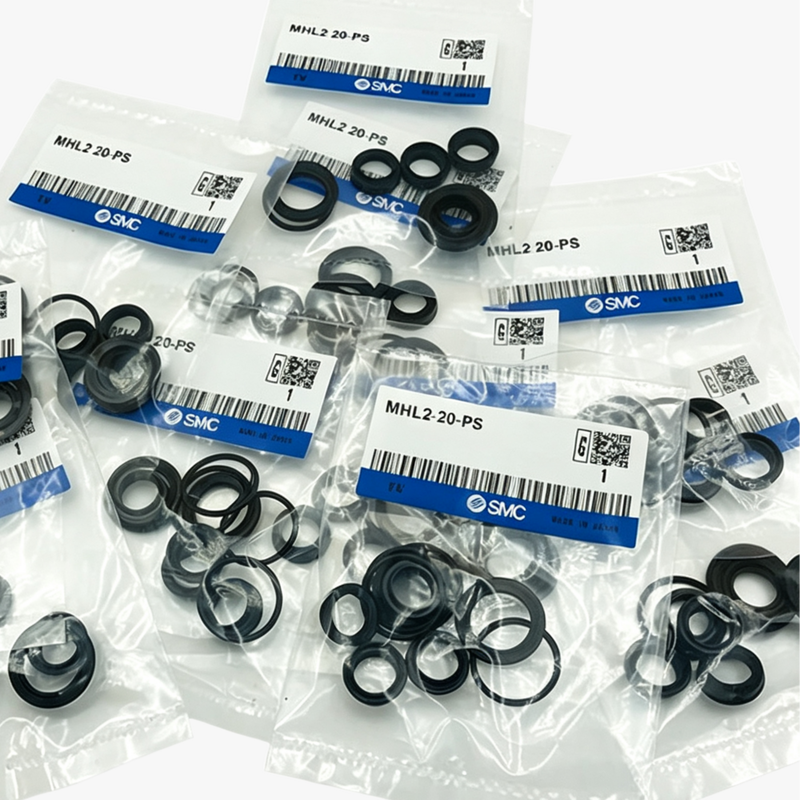 MHL2 Series Pneumatic Cylinder Seal Repair Kit with NBR Material for 10mm to 40mm Bore Sizes