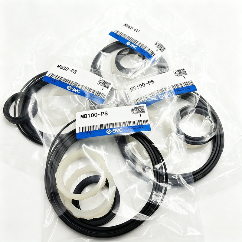 Bộ sửa chữa xi lanh khí nén SMC MB63-PS Bộ phớt đầy đủ Khắc phục rò rỉ khí cho xi lanh khí thanh giằng tác động kép dòng MB Thay thế